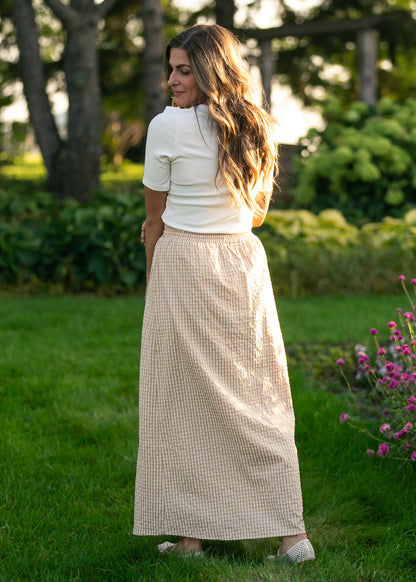 Rayne Modern Gingham Maxi Skirt view 18 (dress)