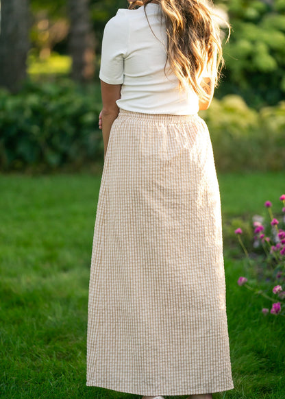 Rayne Modern Gingham Maxi Skirt view 19 (dress)
