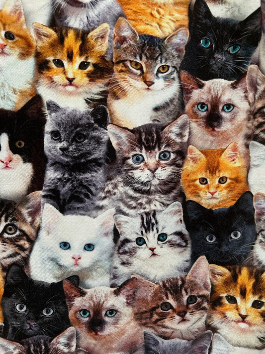 Realistic Cats A-line Skirt in S view 2