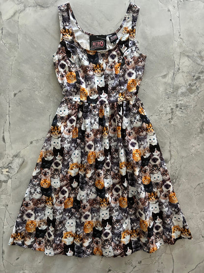 Realistic Cats Fit & Flare Dress in XL view 5 - Warrior Cats Dress Up