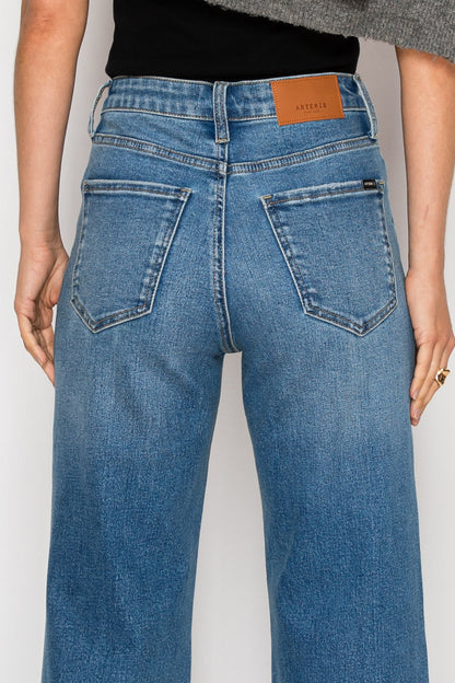 Reese Tummy Control Relaxed High Rise Palazzo Jeans view 10 - High-Waisted (bottom)