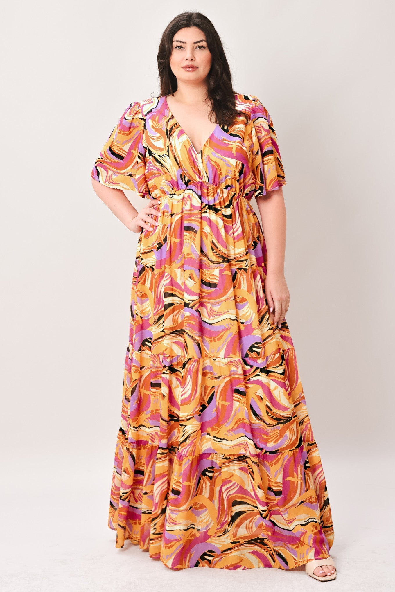 Refreshing Vibe Woven Maxi Dress view 4