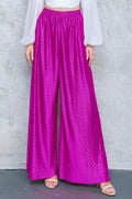Regal Romance Woven Pants FUCHSIA view 4 (bottom) - woven pants, romance woven pants - shop at us.meeeshop