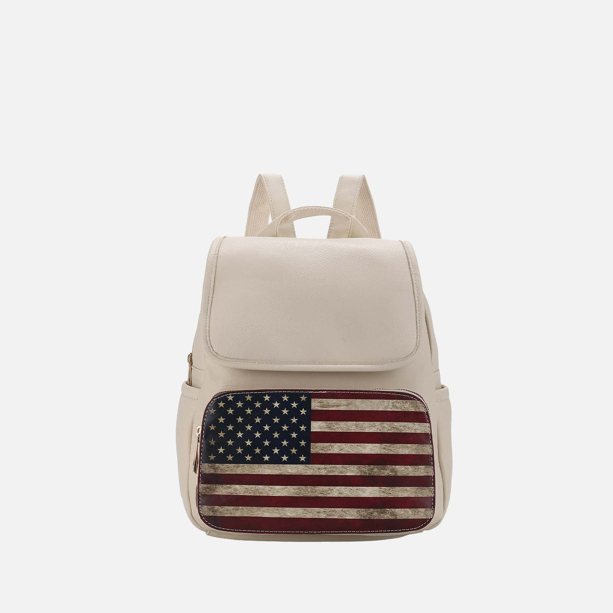 Regina Printed Flag Backpack Handbag view 11