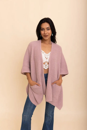 Relax & Chill Autumn Nights Boucle Cardigan Top - MeeeShop Women's Fashion