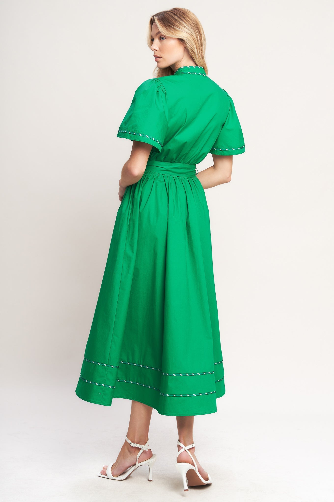 Resort Escape Woven Midi Dress view 13 (dress) - midi dress, woven midi dress - shop at us.meeeshop