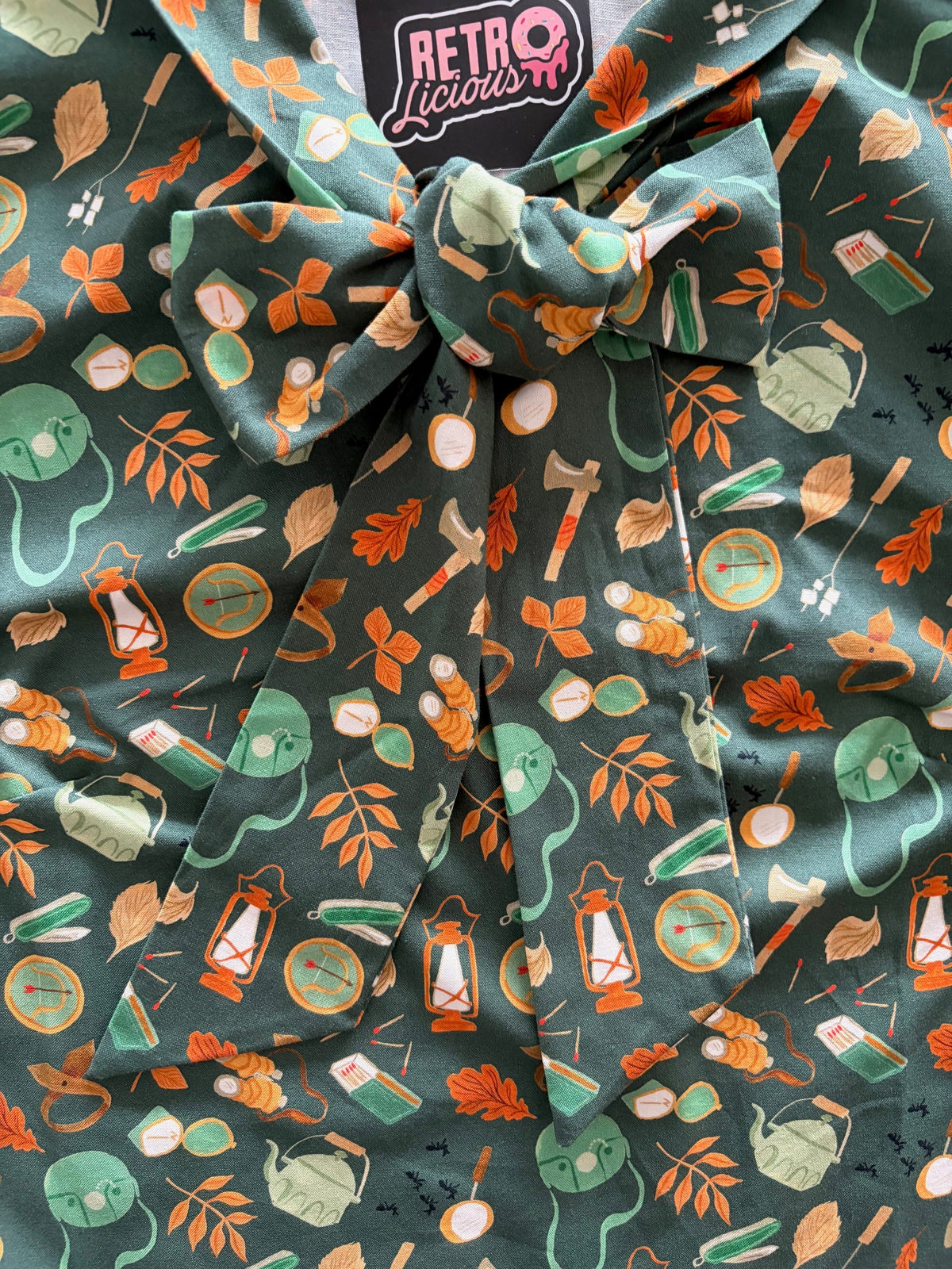 Retrolicious Camping Bow Top - MeeeShop Women's Fashion