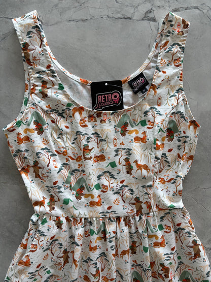 Retrolicious Campsite Fit & Flare Dress in 1X view 6