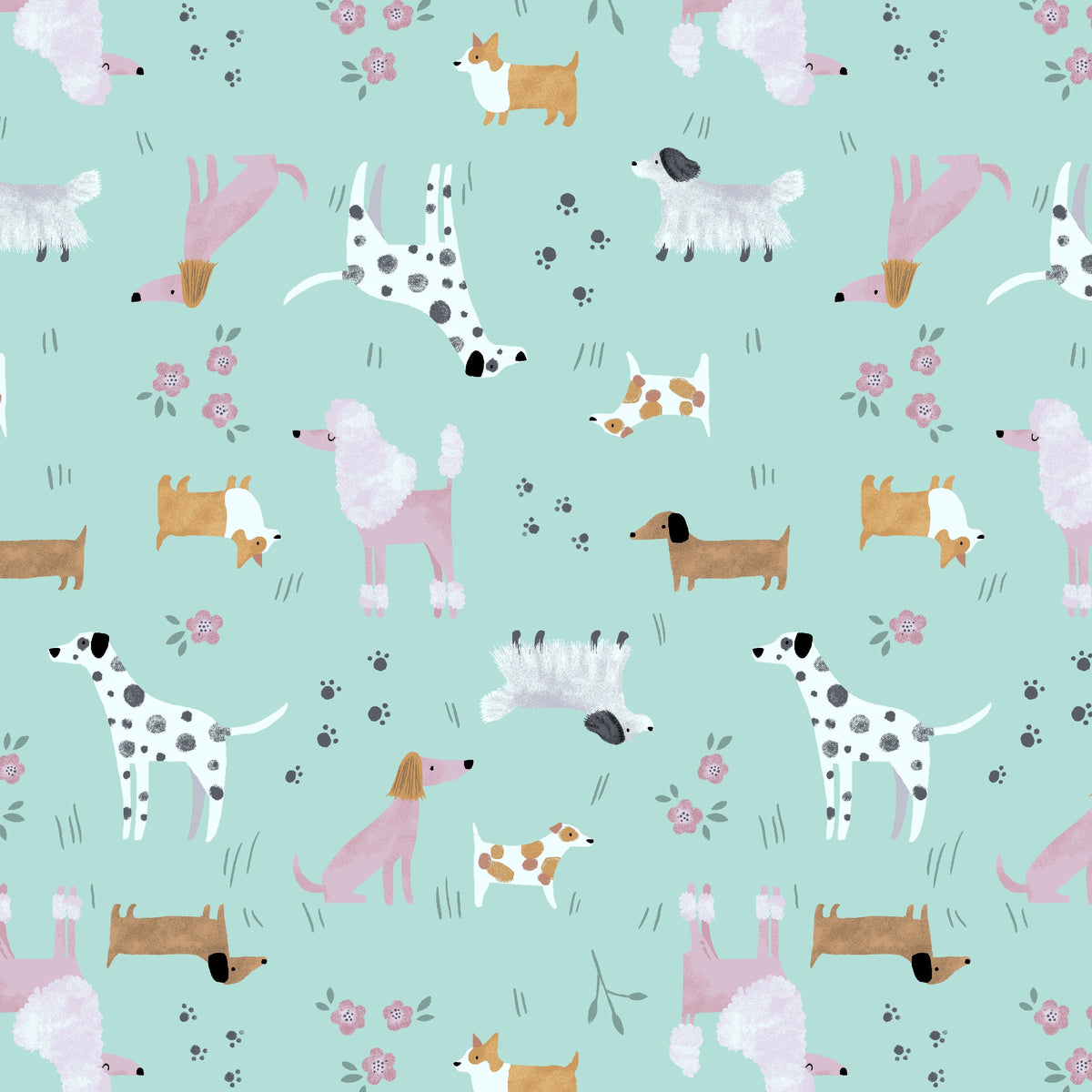 Retrolicious Dogs Collared Dress - MeeeShop Women's Fashion