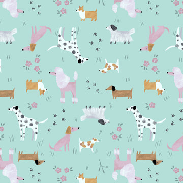 Retrolicious Dogs Collared Dress - MeeeShop Women's Fashion
