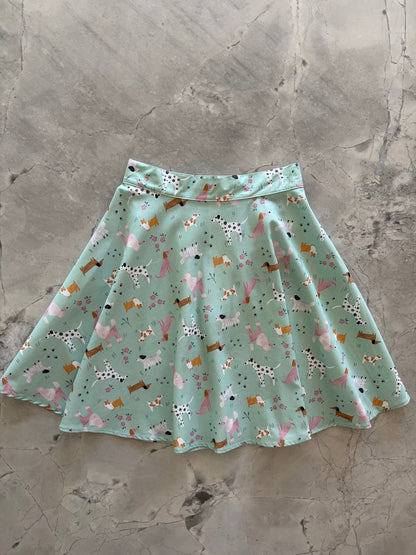 Retrolicious Dogs Skater Skirt in M view 3 - Dogs Skating