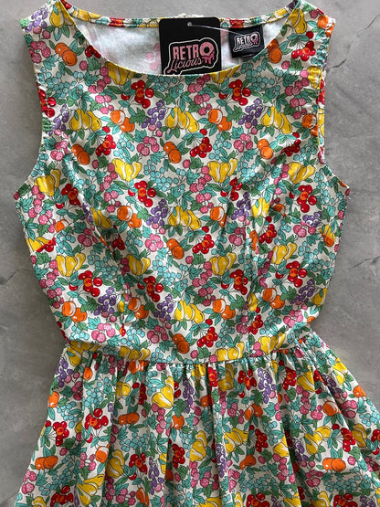 Retrolicious Farmer's Market Midi Dress in 1X view 6 - Farmers Market Dress To Impress