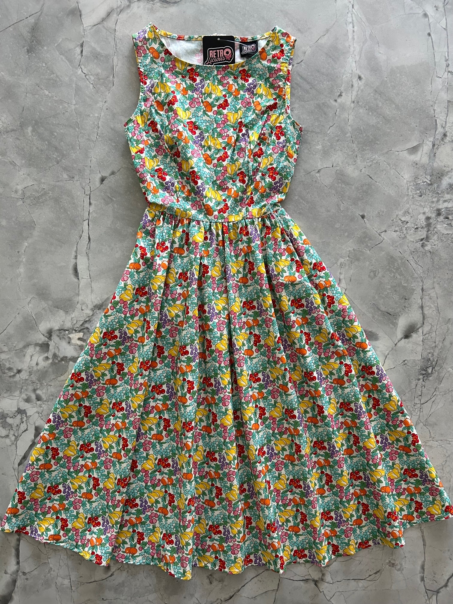 Retrolicious Farmer's Market Midi Dress in XL view 5 - Farmers Market Dress To Impress