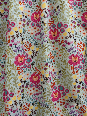 Retrolicious Floral Cats Fit & Flare Dress - MeeeShop Women's Fashion