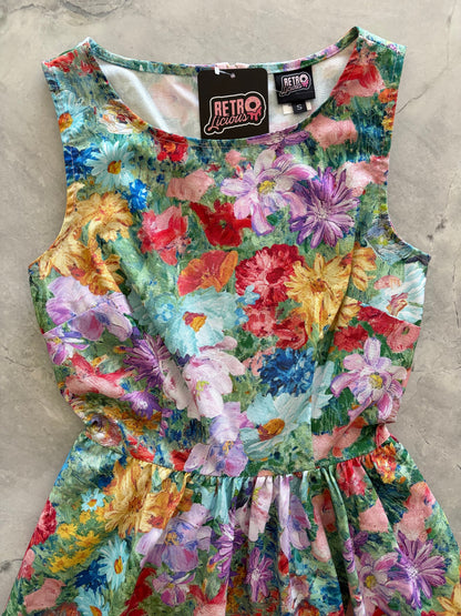 Retrolicious Floral Vintage Dress in L view 4 - Can A Floral Dress Be Formal
