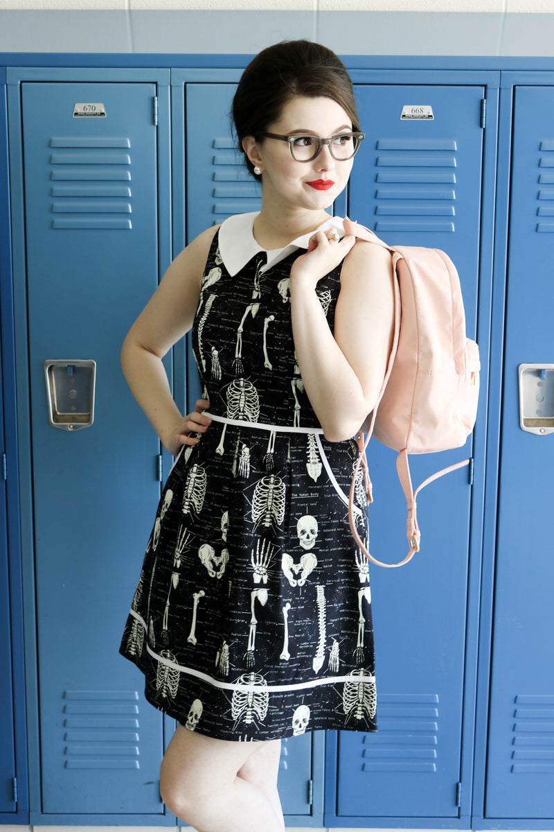 Retrolicious Glow Anatomically Correct Collared Dress in XS