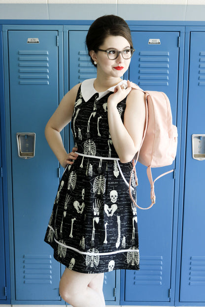 Retrolicious Glow Anatomically Correct Collared Dress in XS