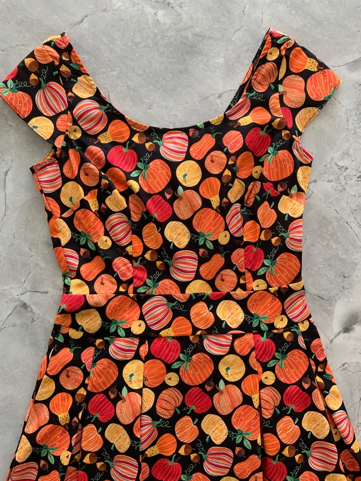 Retrolicious Gourdgeous Margaret Dress in 1X view 6