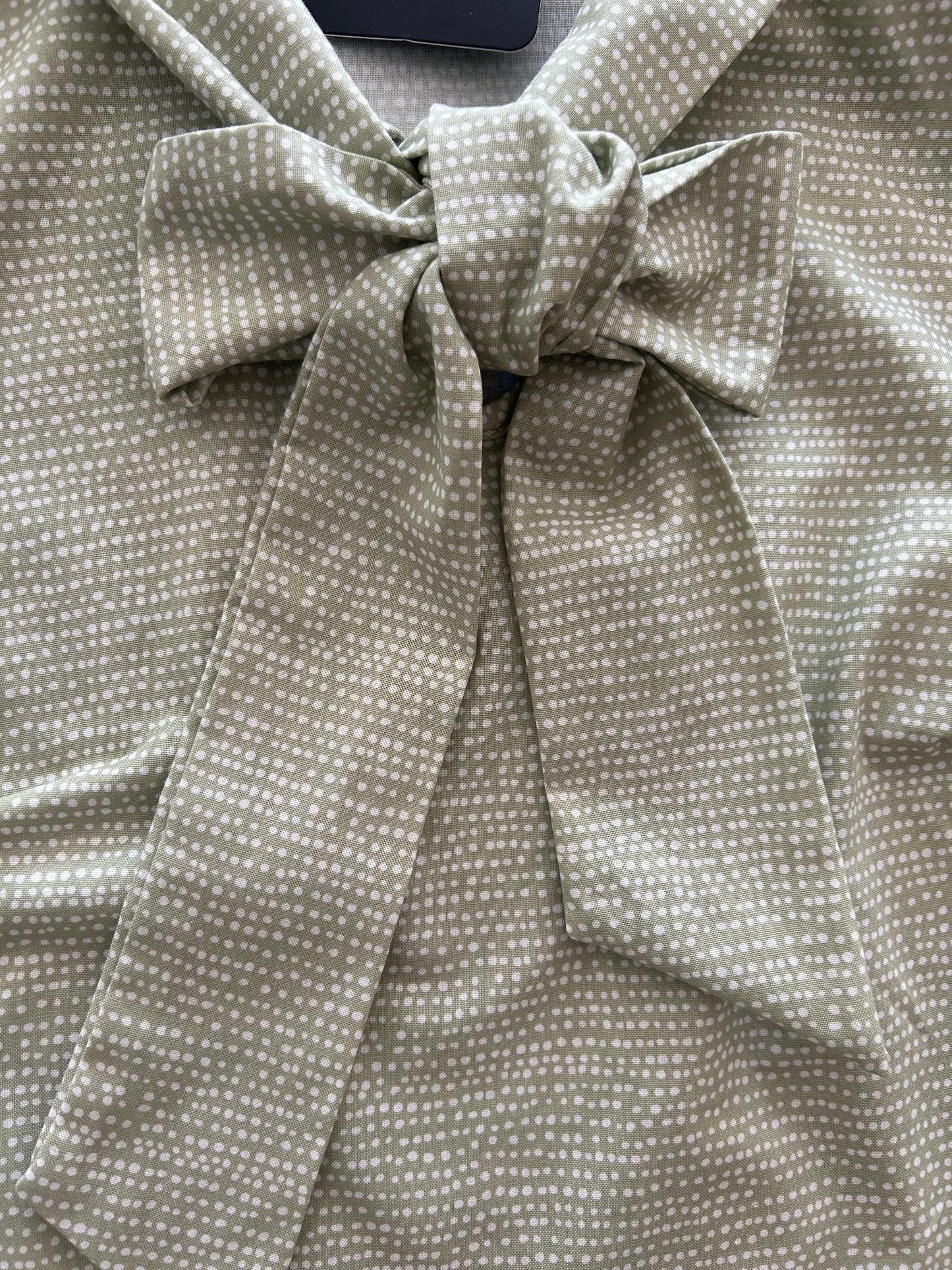 Retrolicious Sage Dot Bow Top in 2X view 7 - Sage 50 Tips And Tricks