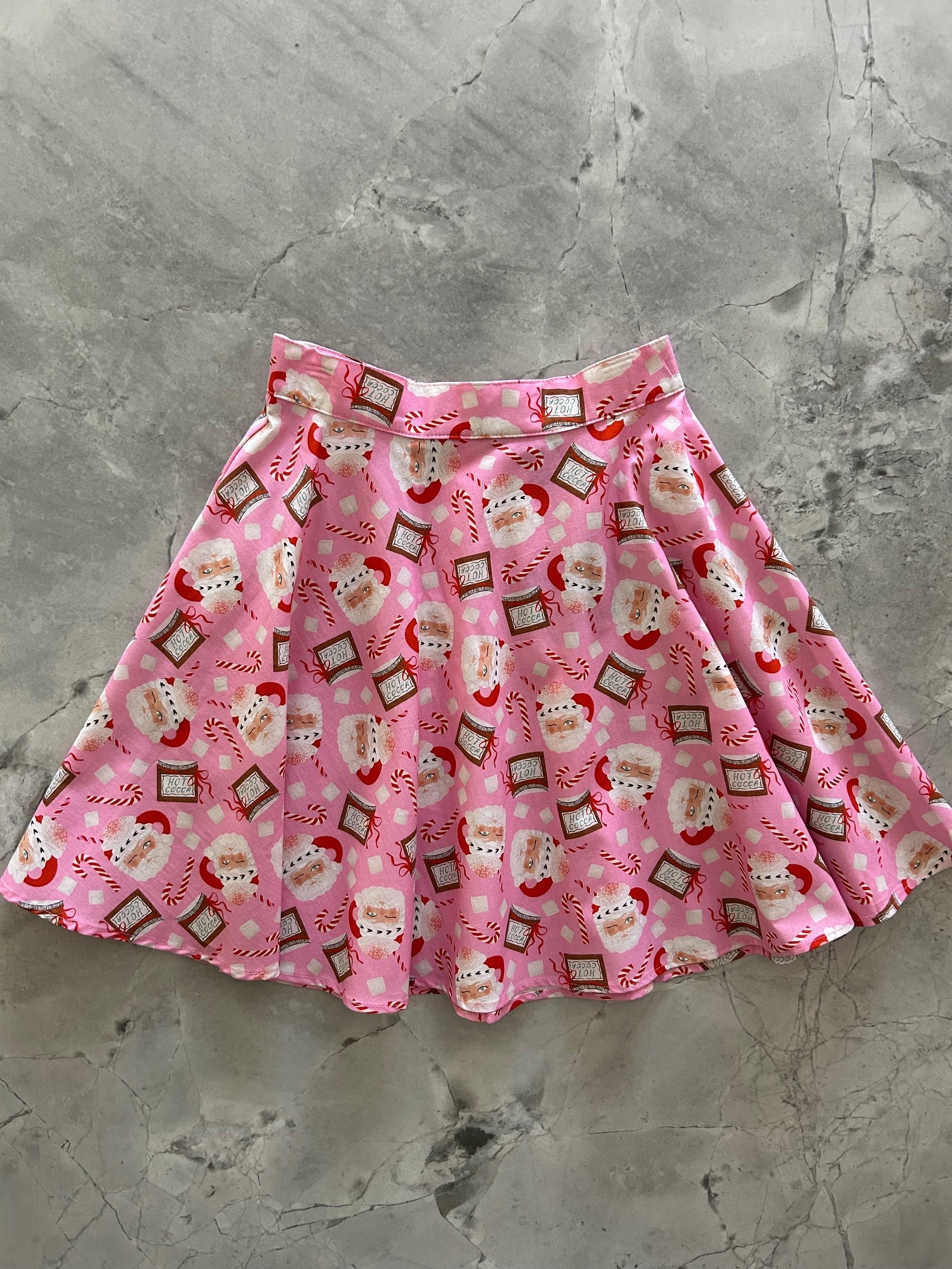 Retrolicious Santa Mugs Skater Skirt in M view 3