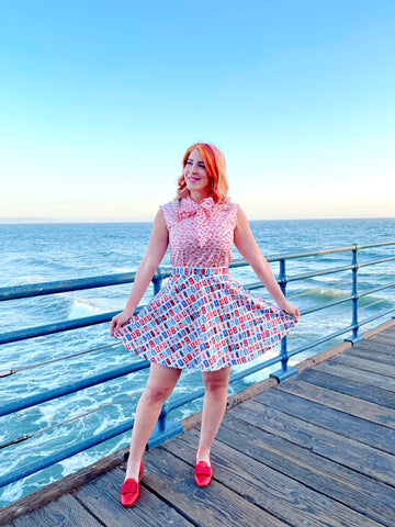Retrolicious Sunny Days Skater Skirt - MeeeShop Women's Fashion