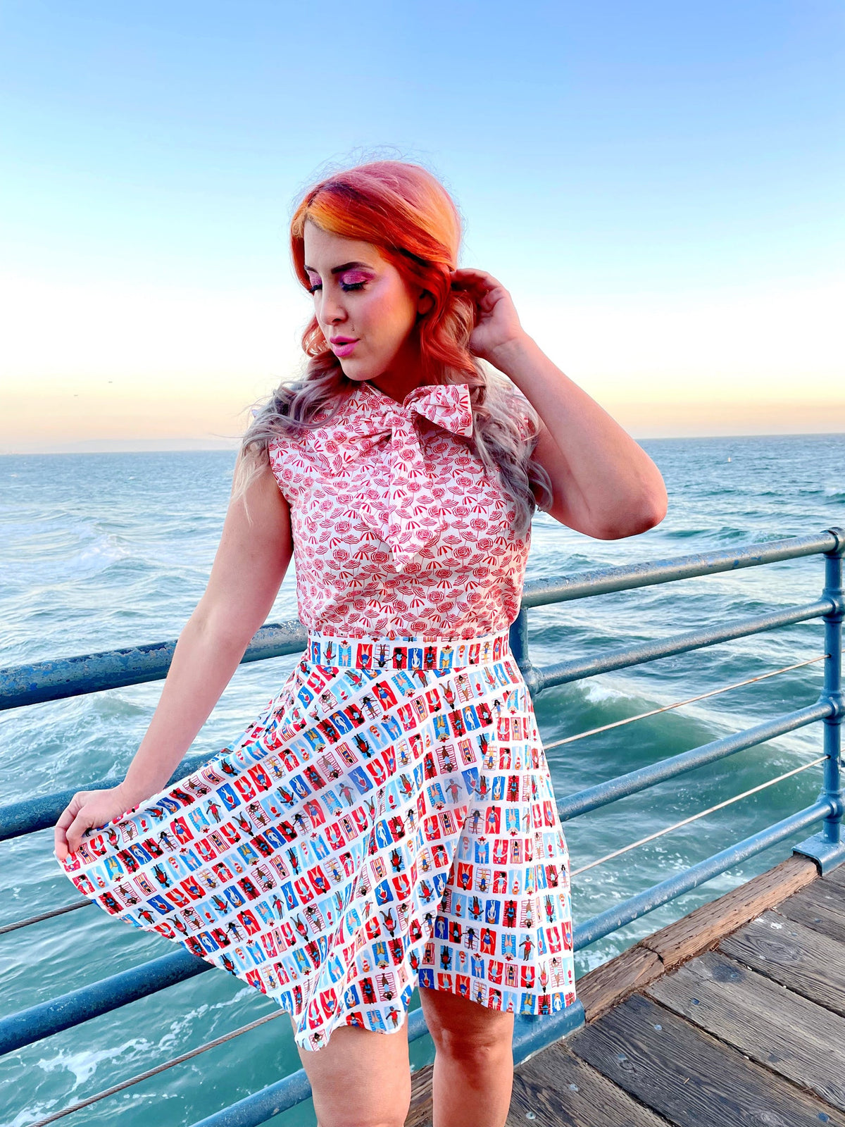 Retrolicious Sunny Days Skater Skirt - MeeeShop Women's Fashion