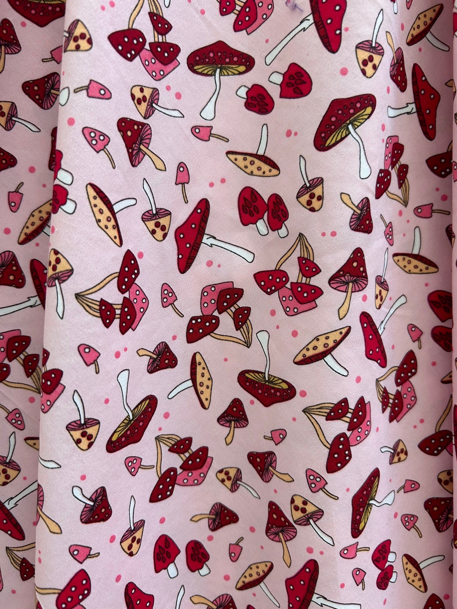Retrolicious Toadstool Vintage Dress in S view 2 - Vintage Mushroom Dress