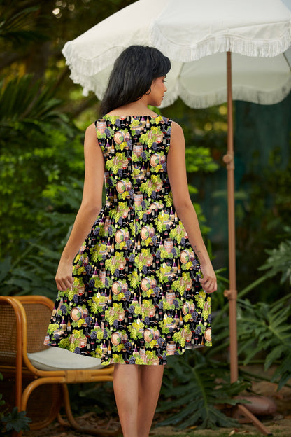 Retrolicious Wine Vintage Dress in 1X view 6