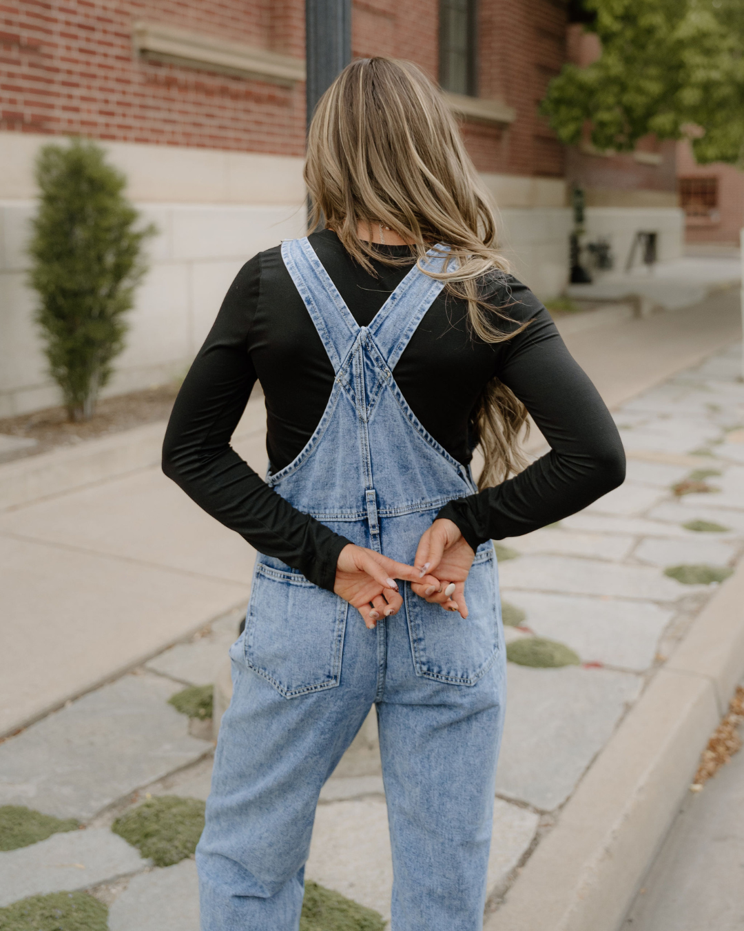 Riley Overalls view 5 - Riley Overalls True Bias (bottom)