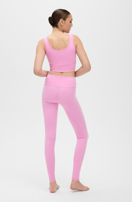 Rise Leggings - Vie En Rose in Pink view 2 - Vie Rose (bottom)