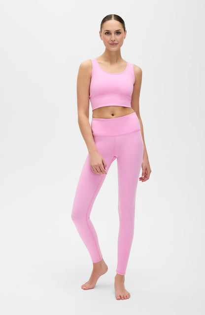 Rise Leggings - Vie En Rose in Pink view 3 - Vie Rose (bottom)