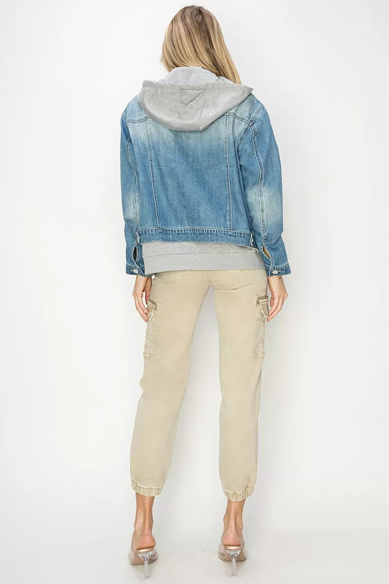 Risen Oversized Hoodie Jacket view 5 (top) - rise oversized hoodie, oversized hoodie meaning, what is o - shop at us.meeeshop