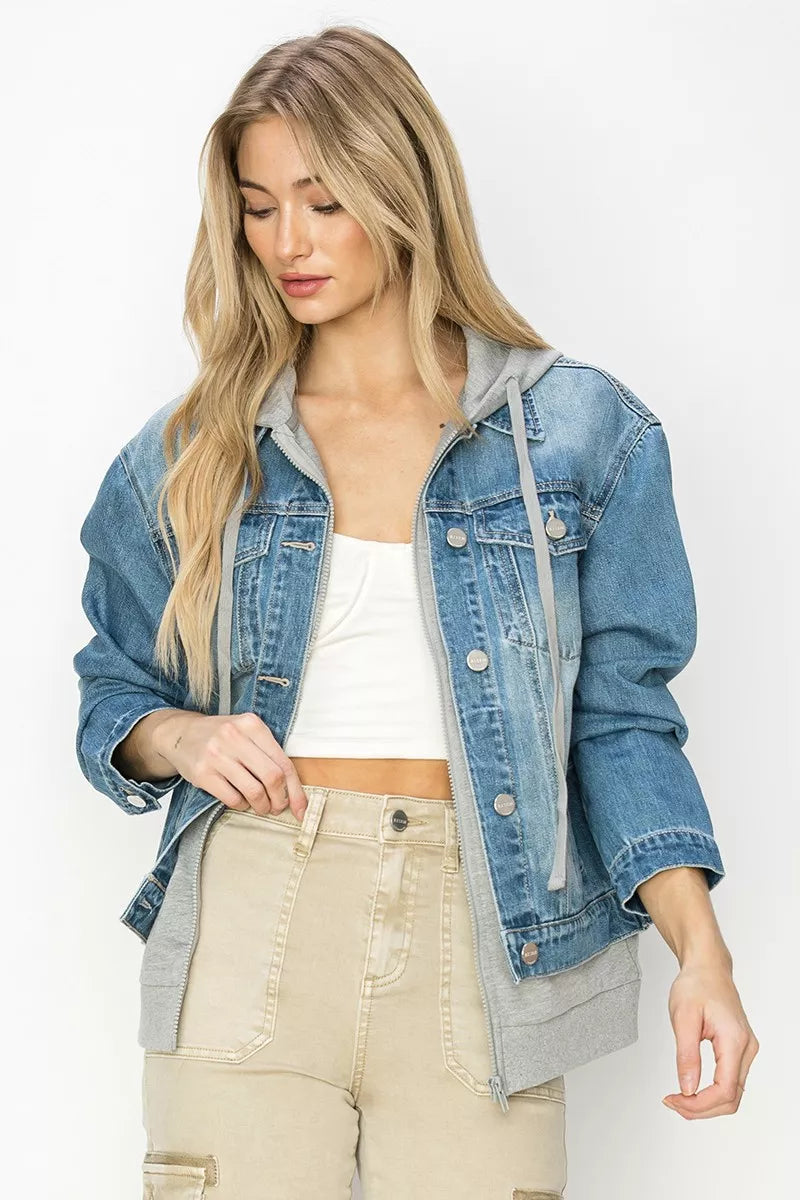 risen oversized hoodie Risen Oversized Hoodie Jacket MEDIUM (top) - shop at us.meeeshop