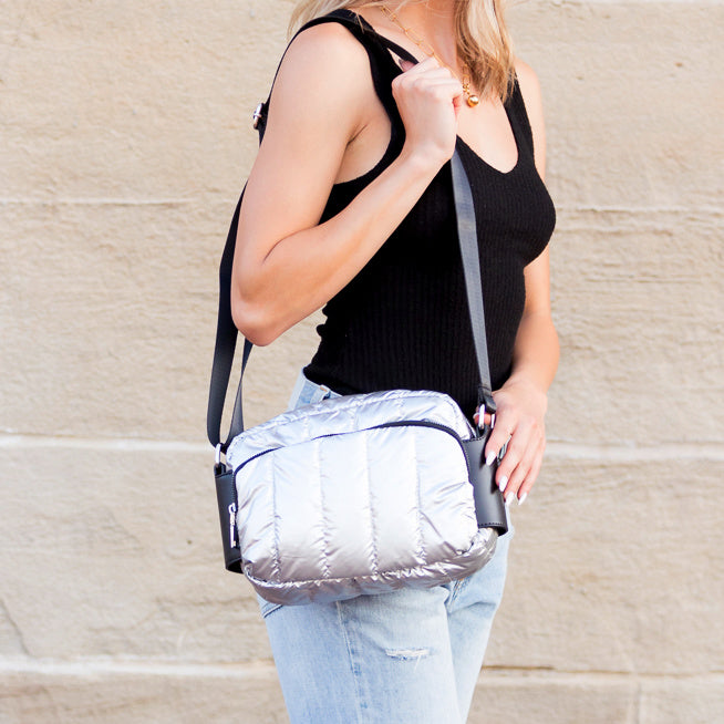 River Metallic Puffer Crossbody view 4 (bag)