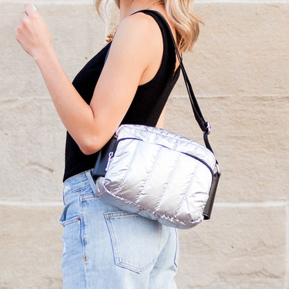 River Metallic Puffer Crossbody view 5 (bag)