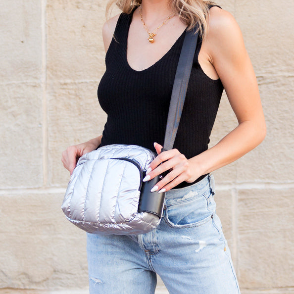 River Metallic Puffer Crossbody view 6 (bag)