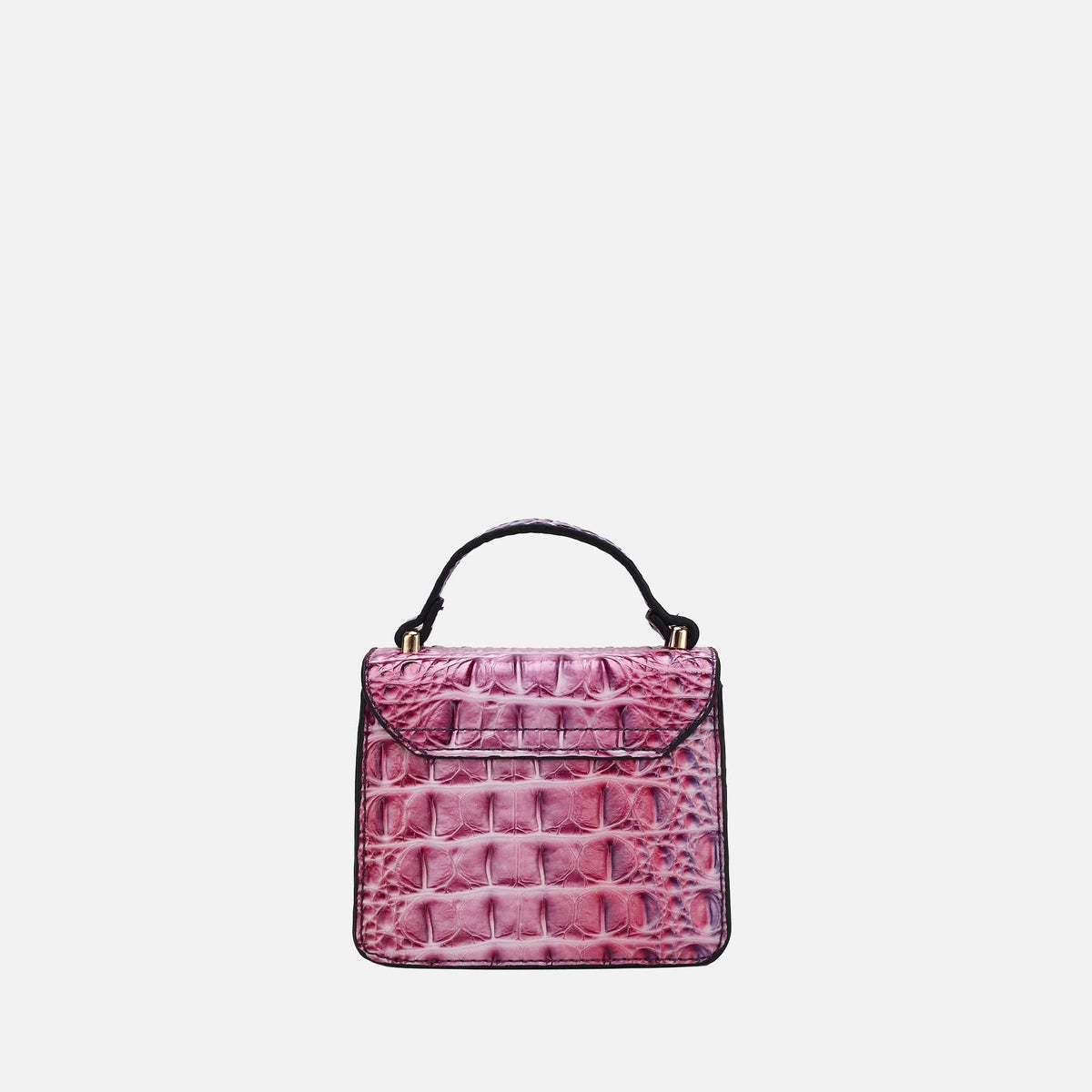 River Mini Crossbody Bag in Croc Blue view 3 - River Island Mini Crossbody Bag