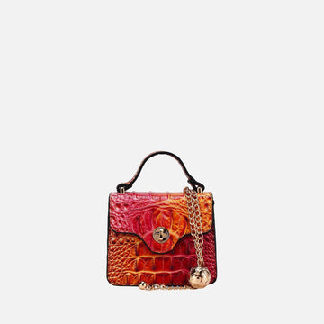 River Mini Crossbody Bag in Croc Brown - River Island Mini Crossbody Bag
