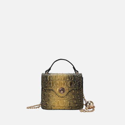 River Mini Crossbody Bag in Two Tones Gold view 7 - River Island Mini Crossbody Bag