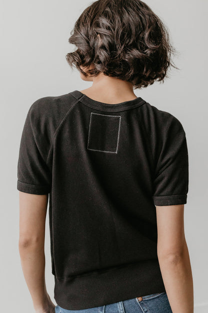 Rolling Stones Black Raglan Tee view 11 - Rolling Stones Tee Shirts (top)