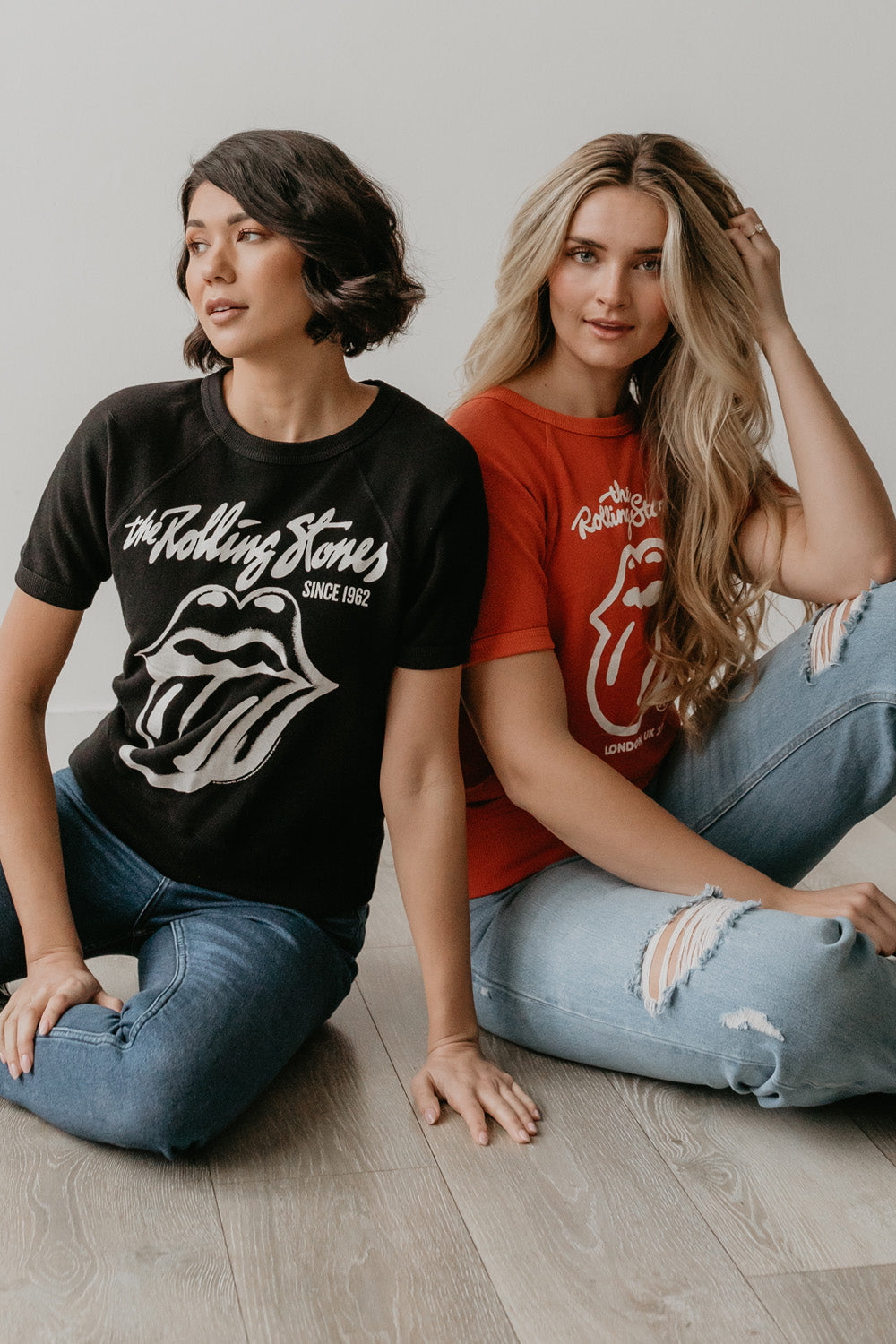 Rolling Stones Black Raglan Tee view 13 - Rolling Stones Tee Shirts (top)