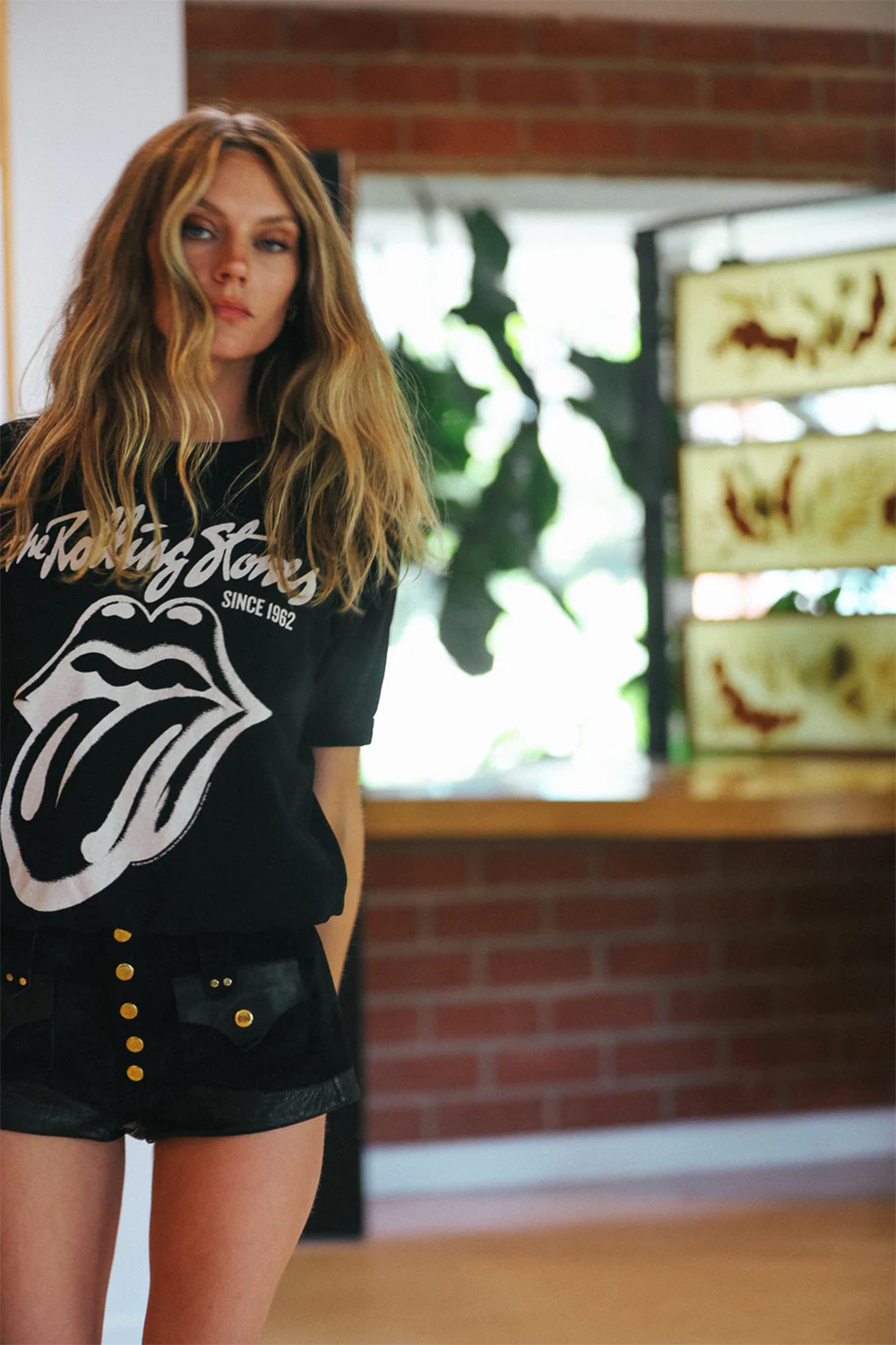 Rolling Stones Black Raglan Tee view 6 - Rolling Stones Tee Shirts (top)