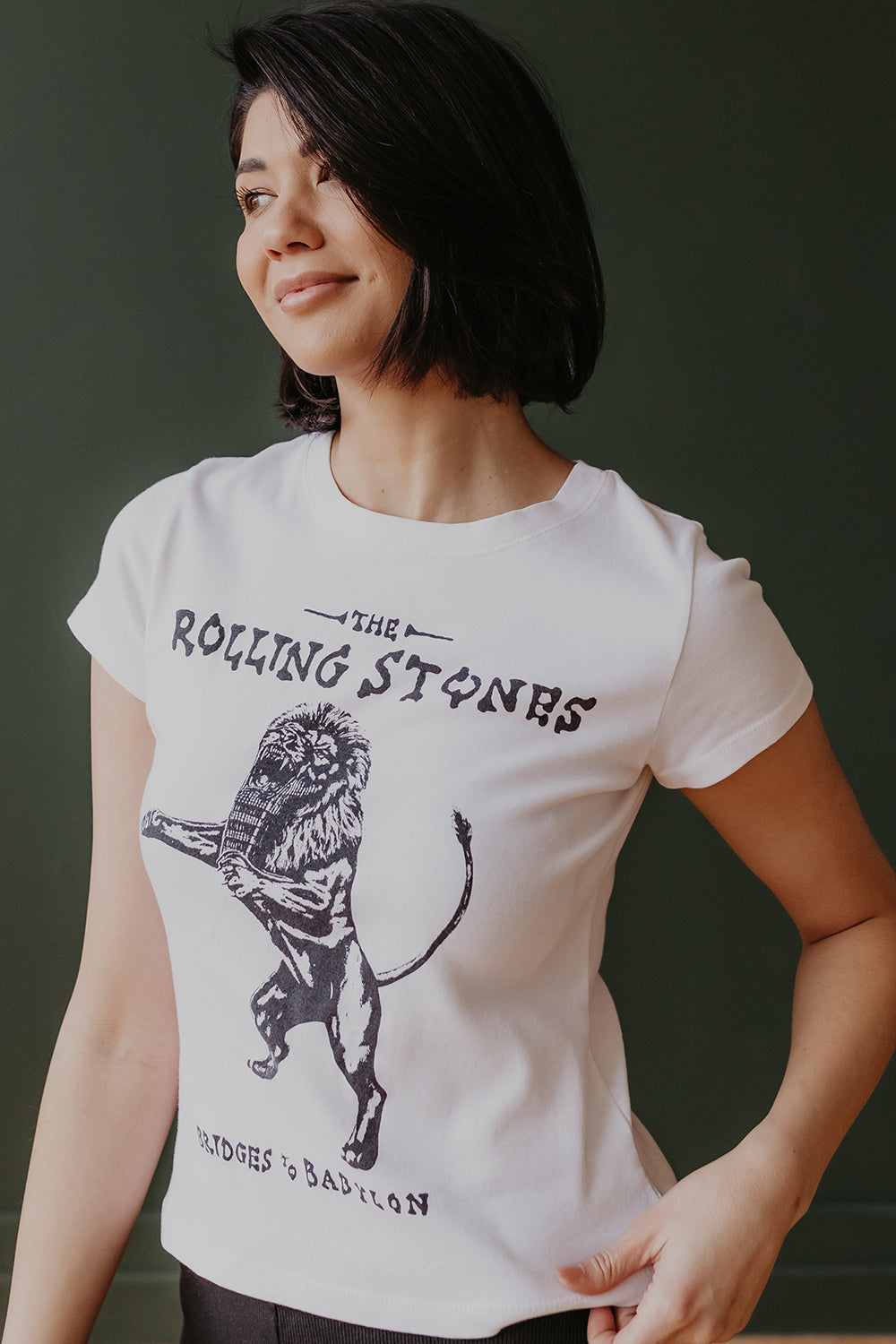Rolling Stones Bridges to Babylon Baby Tee in XL view 5 - Rolling Stones Tee Shirts (top)