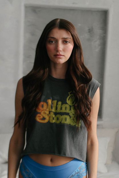 Rolling Stones Hot Stuff Tank in S view 2 - Rolling Stones Tank Top