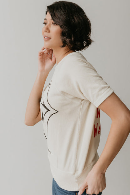 Rolling Stones Ivory Raglan Tee view 10 - Rolling Stones Tee Shirts (top)