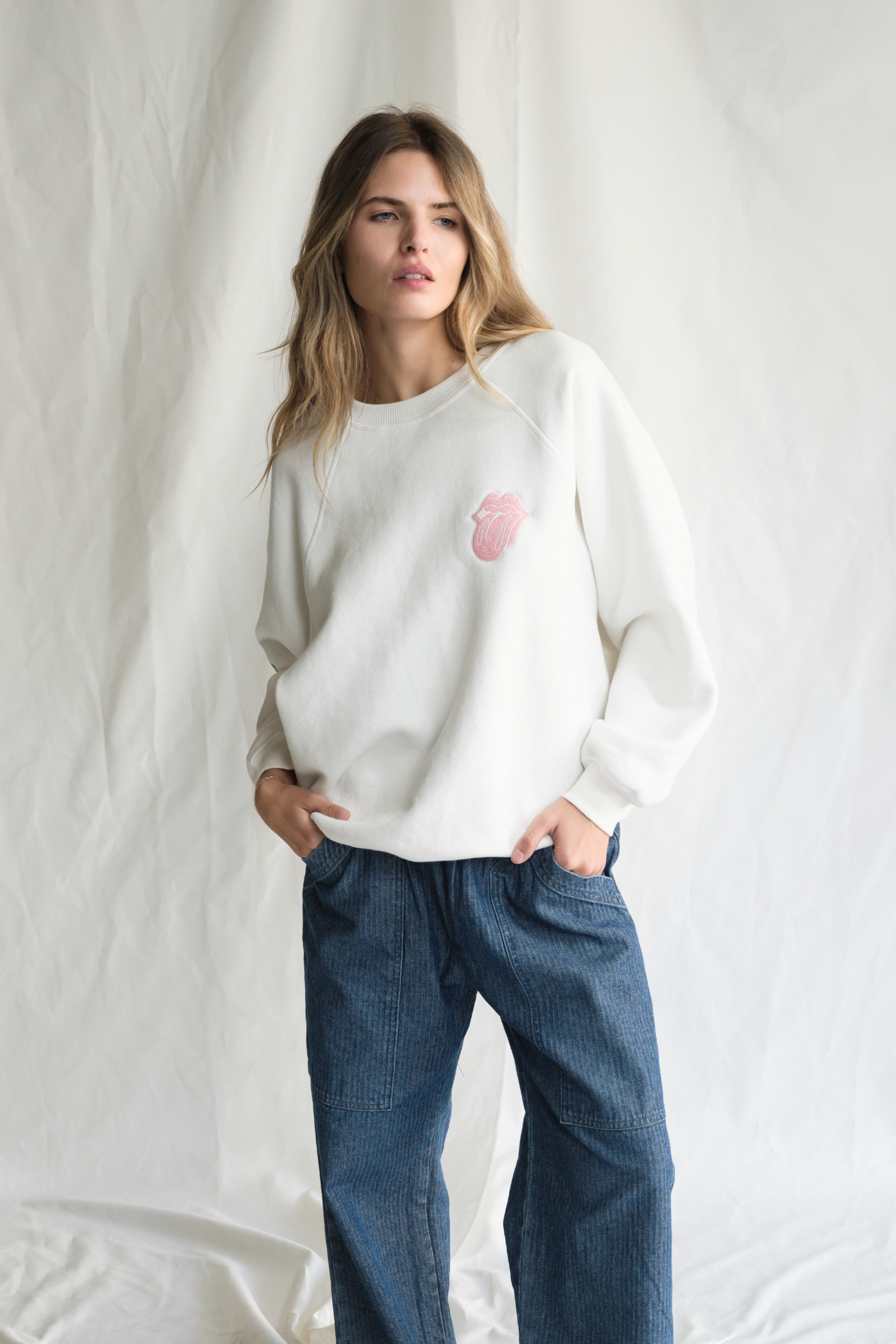 The Rolling Stones She's a Rainbow Crewneck S view 2 (piece) - rolling stones crewneck leopard, rolling - shop at us.meeeshop