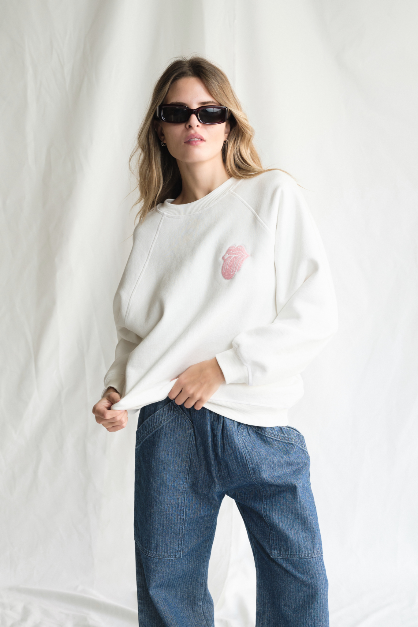 The Rolling Stones She's a Rainbow Crewneck M view 3 (piece) - rolling stones crewneck leopard, rolling - shop at us.meeeshop