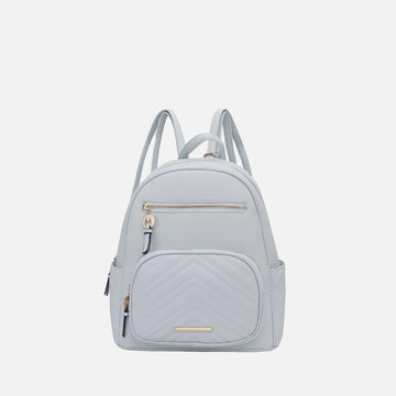 Romana Backpack Handbag in Charcoal Grey - Romano Backpack