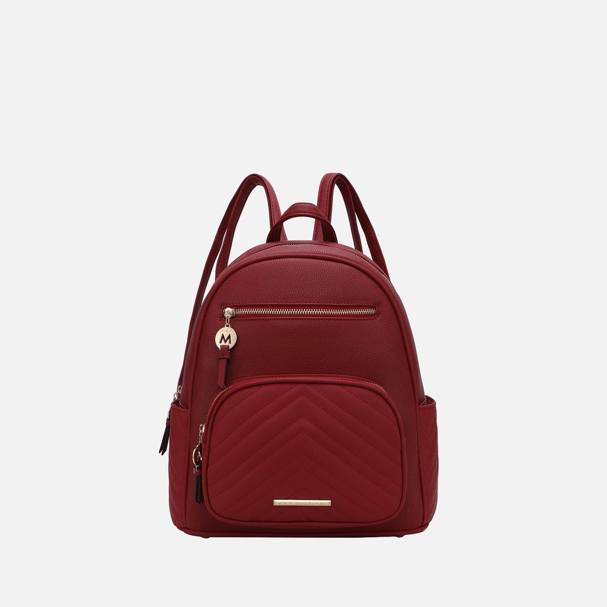 Romana Backpack Handbag in Red view 6 - Romano Backpack
