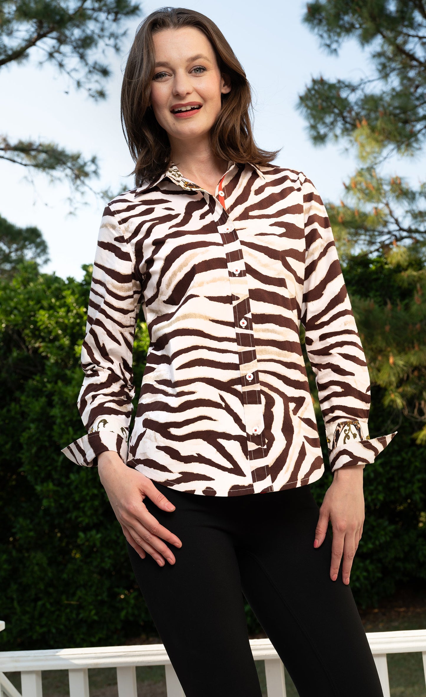 Rome Shirt Tiger Print in XS - Printing T Shirt Cost (top)